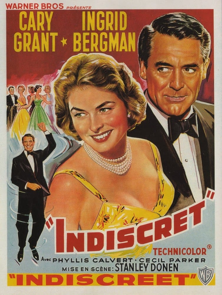 indiscreta pelicula 1958 cartel belga